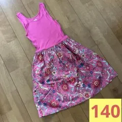 GAP KIDS ノースリーブ　ワンピース 　ピンク　　140