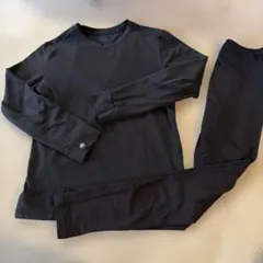 シャツ＆レギンスセット！エクストラウォーム極暖ヒートテックコットン150cm