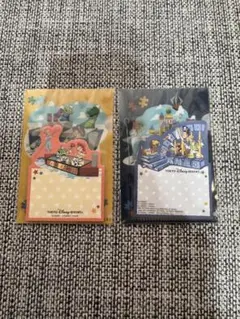 【新品・未使用】東京ディズニーリゾート ふせん・ミニファイル2個セット