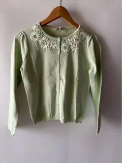 ★値下げ　TOCCA　カーディガン　M タグ付き新品　④ ライトグリーン