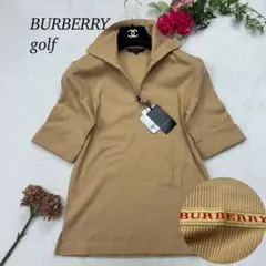 E646 新品未使用 タグ付き M バーバリーゴルフ ポロシャツ レディース