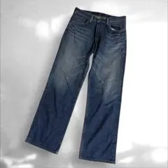 リーバイス 533ヒゲ色落ち赤タブデニムストレートパンツ 34 《S2 66