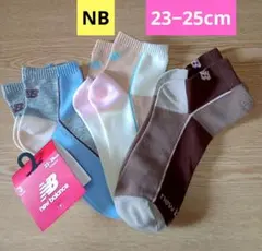 ①23-25cm　ニューバランス　NB ゴルフ レディース ソックス 3足のサムネイル