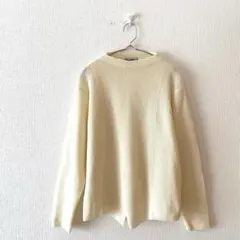 ☆【ELLA SPIGA】ニット 毛混 サイドスリット 日本製 シンプル L相当