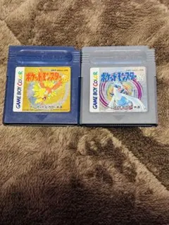 ゲームボーイソフト ポケットモンスター 金 銀 2点