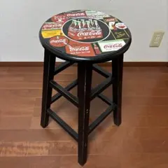 福岡 コカコーラ 360度回転スツール イス 引取り - メルカリ