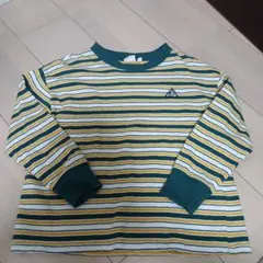 ボーダー柄 長袖ロンTシャツ　140cm