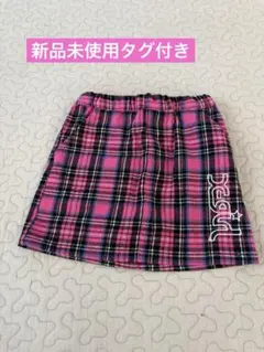 【即日配送】X-girl STAGES チェック柄スカート ピンク 新品タグ付き