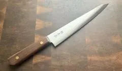正本　最上　切付　牛刀　240mm 包丁　8寸　洋包丁　全鋼　研ぎ済 正本 最上 切付 牛刀 240mm 包丁 8寸 洋包丁 全鋼 研ぎ済 - メルカリ