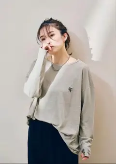 ANIECA アニーカ オーバーロングスリーブ Tシャツ - メルカリ
