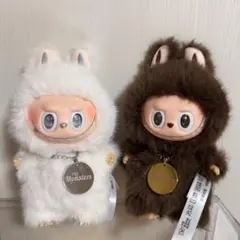Zimomo小天使 エンジェル 小首領LABUBU　ふわふわ海外限定 2個セット