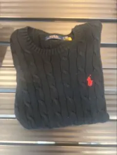ポロ ラルフローレン ニット黒