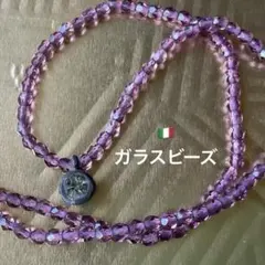 ◯アンティークビーズ◯カラフル☆ネックレス - メルカリ