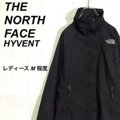 (春コーデ)ノースフェイス 薄手 マウンテンジャケット 刺繍ロゴ 黒 M