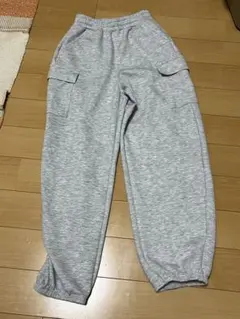 GU カーゴスウェットパンツ グレー M