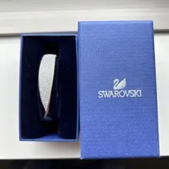 値下げ！Swarovski シルバーバングルブレスレット