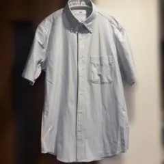 【UNIQLO】ドライノンアイロンジャージーシャツ　Mサイズ　ストライプ