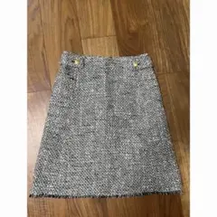 ツイードタイトスカート