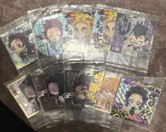 【未開封】鬼滅の刃 ディフォルメホログラムシール 10枚セット
