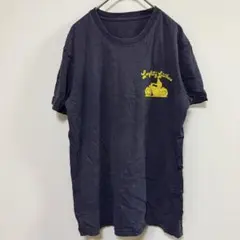 Langlitz Leather ネイビー 両面プリントTシャツ バイク 古着のサムネイル