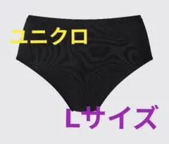 ユニクロ ジャストウエストショーツ 黒 L