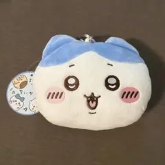 ちいかわ　ぬいぐるみパスケースポーチ(ハチワレ)