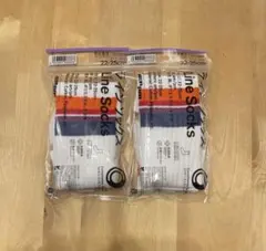 ファミマ　ラインソックス　am/pm 2足セット　22-25cm