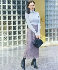 ケミカルレースタイトスカート NATURAL BEAUTY BASIC