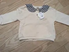 新品未使用 teteatete くま耳襟パーカー 90