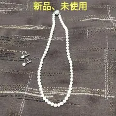 い*ご様 ネックレス　パール　ビーズ　白　シンプル　きれい　かわいい