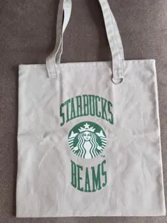 STARBUCKS BEAMSトートバッグ　グレー