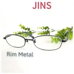 JINS ジンズ Rim Metal リムメタル マットグリーン メガネ 眼鏡
