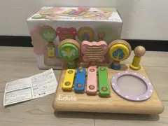 Edute FIRST MUSIC SET 木のおもちゃ知育玩具　箱、説明書付きのサムネイル