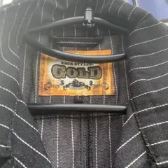 つなぎ服ザックスタイルスGOLDストライプ
