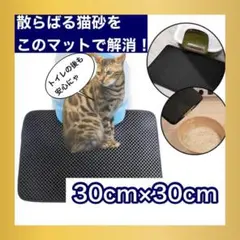 猫砂マット