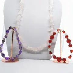 ロングネックレス&ブレスレット2点セット