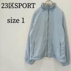 23区SPORT ゴルフウェア ジャケット リバーシブル フリース ロゴ M