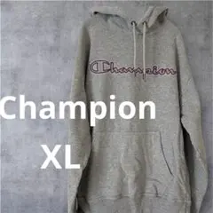 匿名配送✨Champion グレー パーカー XL