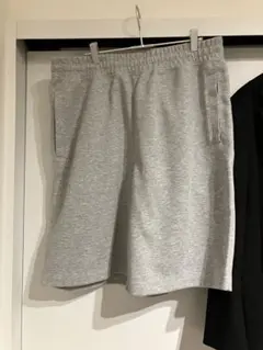 UNIQLO スウェットワイドショーツ XL グレー