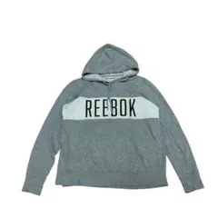 Reebok グレー フード付き パーカー