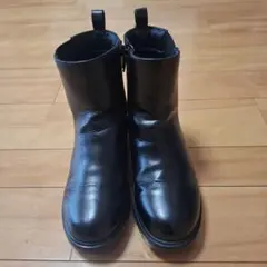 GLOBAL WORK　撥水サイドゴア・ジップブーツ 22cm