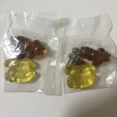サンリオキャラクターズ なかよしドロップチャーム　ポムポムプリン＆チームプリン