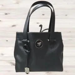 【希少】PIERO GUIDI レザー トートバッグ ブラック イタリア製