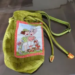 ハンドメイドキルティングショルダーバッグ