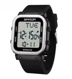 新品　大型文字 デジタル腕時計 スポーツウォッチ 多機能 ブラックのサムネイル