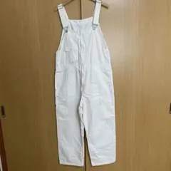 GU オーバーオール 白