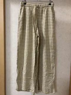 ⭐︎ユニクロ未使用品⭐︎シアサッカーイージーパンツ ベージュM