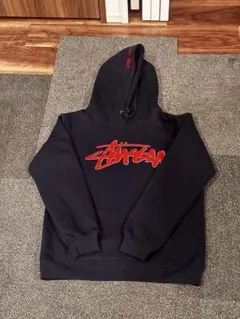 Stussy ネイビー フード付きパーカーのサムネイル