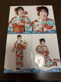 STU48 甲斐心愛 生写真 4種コンプ 2026.7