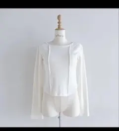 【新品未使用】シールームリン　バックユーC/L FluffyフロントアップロンTのサムネイル